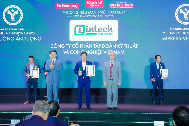 intech group duoc vinh danh top 10 thuong hieu manh   tang truong an tuong viet nam 2024