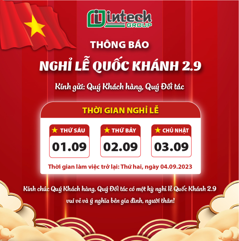 intech group thong bao nghi le quoc khanh 2 9 nam 2023