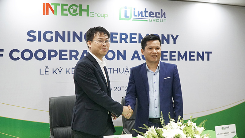 intech group  tu dong hoa   cong nghe  ky ket hop tac chien luoc voi intech group  xay dung   phong sach