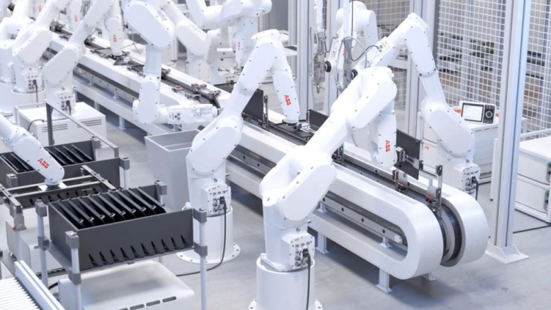 ung dung cua robot irb 1300 dong robot nho gon duoc abb ra mat