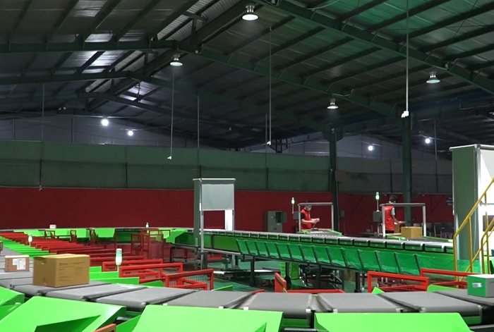 he thong phan loai cross belt   sorter
