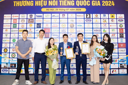 intech group lap cu dup giai thuong thuong hieu noi tieng quoc gia 2024